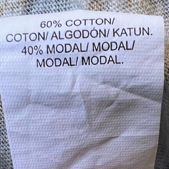 Lucky Brand Short Sleeve Multicolored Abstract Tie Front Top Blouse. Small. - Picture 8 of 8